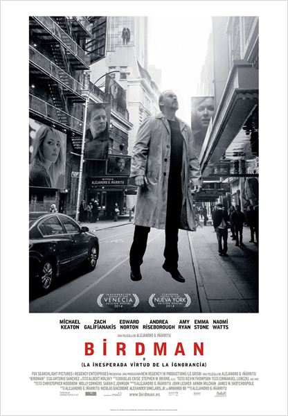 Birdman ou (A Inesperada Virtude da Ignorância)  (2014)